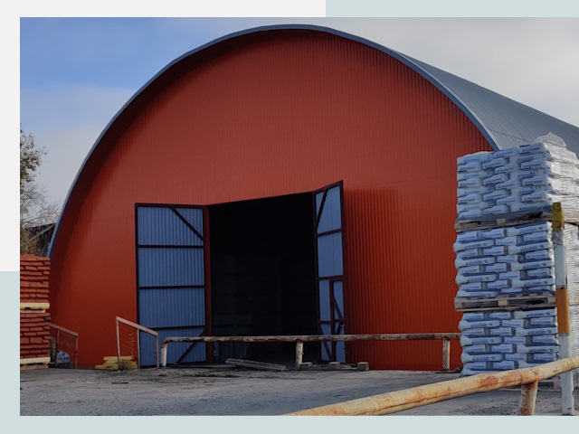 Полукруглые ангары по цене от 625 руб. в Бердск