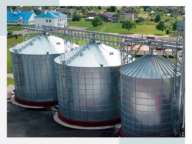 Металлические силосы в Бердске