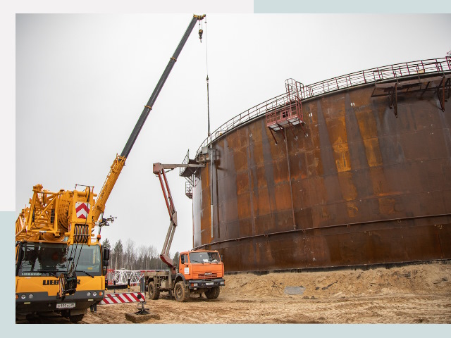 Монтаж резервуаров в Бердске от 625 руб. за м³