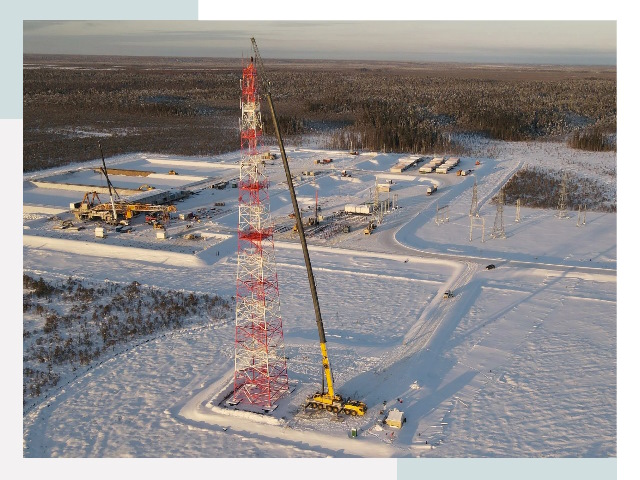 Мачты связи в Бердске