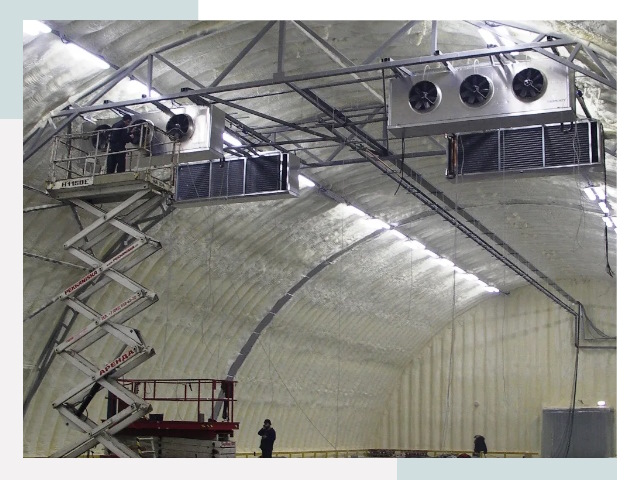 Оснащение ангаров в Бердске