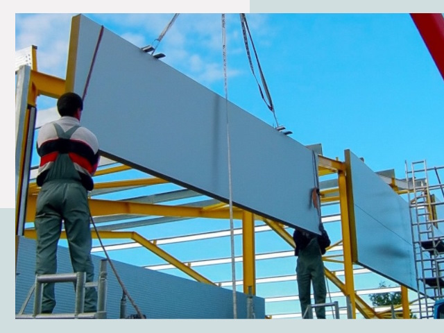 Монтаж сэндвич-панелей в Бердске от 625 руб.