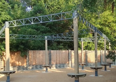 Терраса из металлоконструкций под ключ, проектирование, изготовление и монтаж от СтальСтрой-Брд